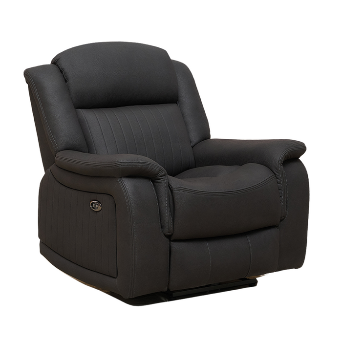 Intra 3-Piece Fabric Powered Recliner Lounge Suite