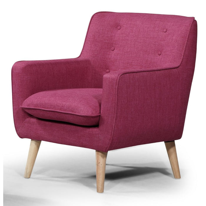 Georgia Chair upholstered in ‘Key West’ Magenta