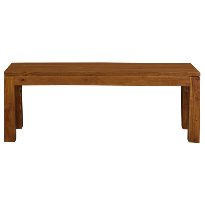 Amsterdam Solid Mahogany Bench 120 x 35cm