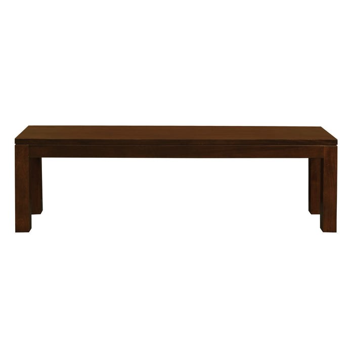 Amsterdam Solid Mahogany Timber Bench 150 x 35 cm