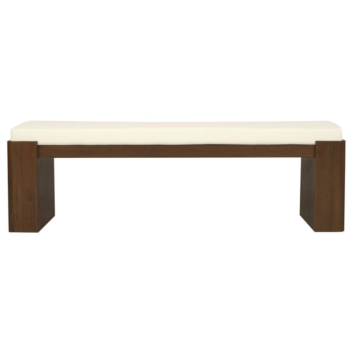 Adelle Solid Mindi Timber Bench - Large