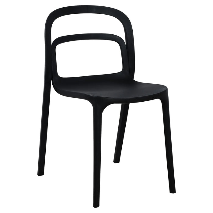 3 Pce Amafi Balcony Set, Black