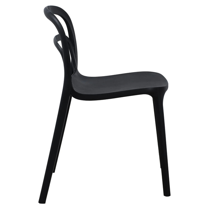 3 Pce Amafi Balcony Set, Black