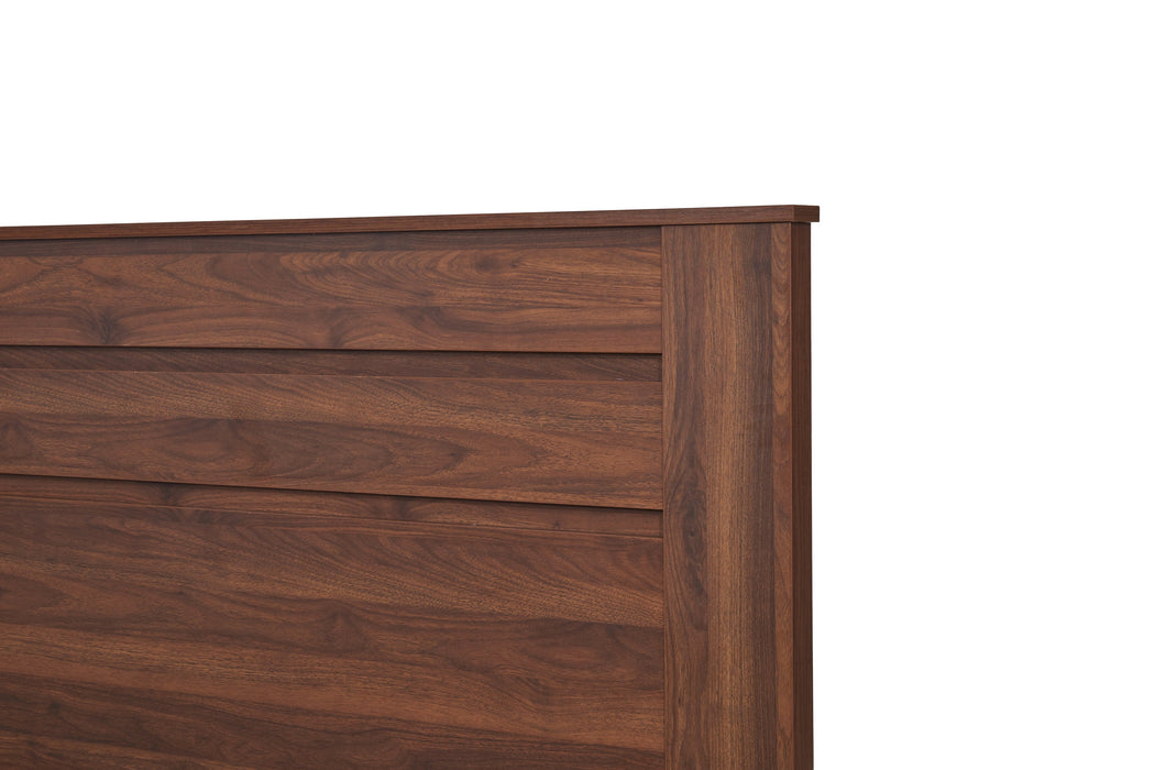 Jaxon Walnut Brown Queen Bed Frame