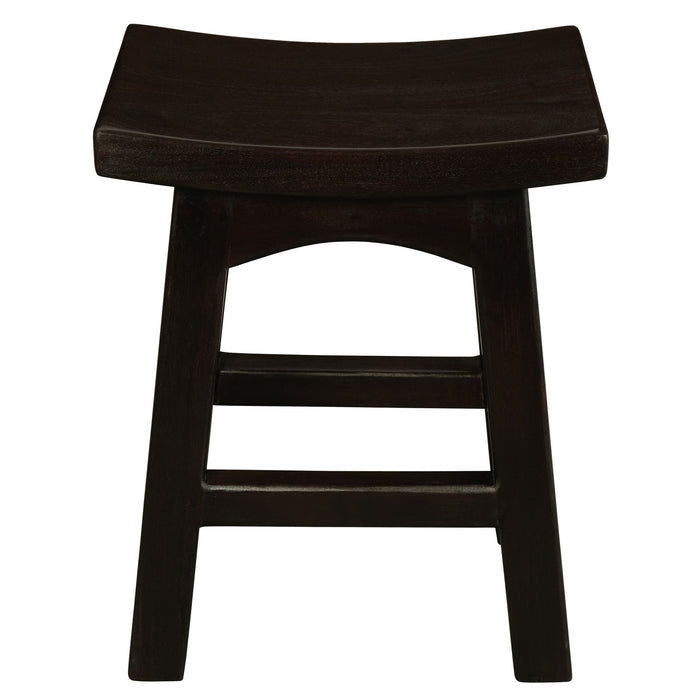 Tokyo Solid Mahogany Timber Footstool