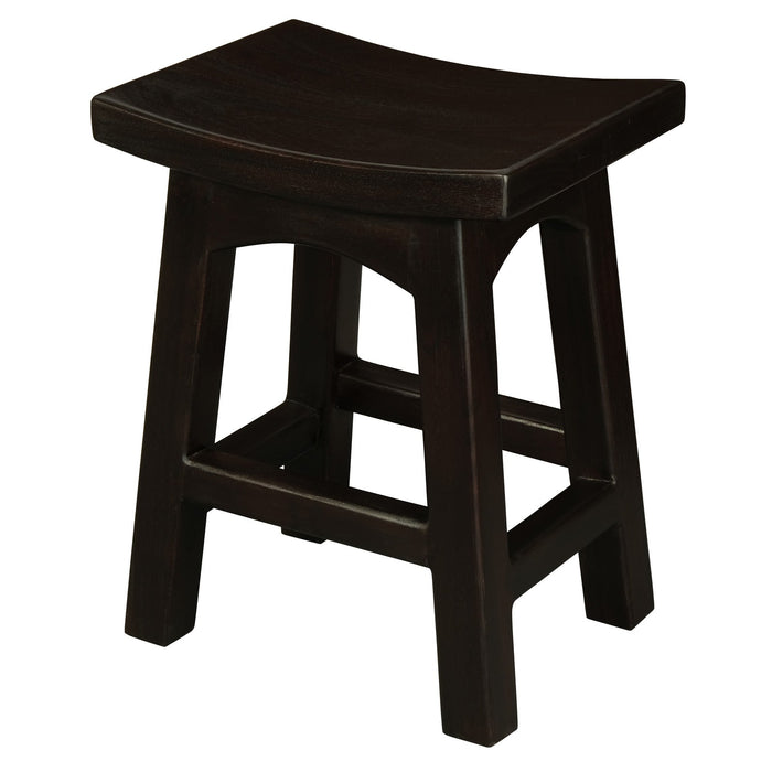 Tokyo Solid Mahogany Timber Footstool