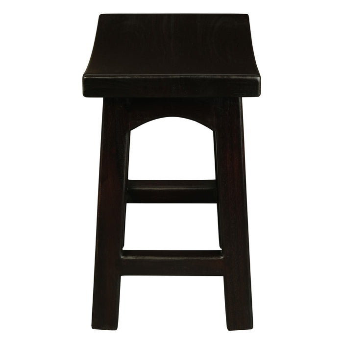 Tokyo Solid Mahogany Timber Footstool