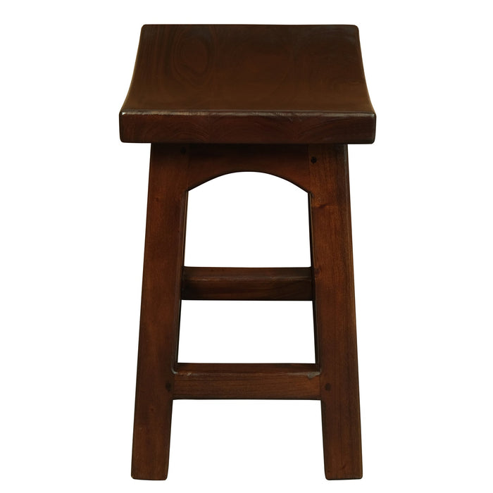 Tokyo Solid Mahogany Timber Footstool