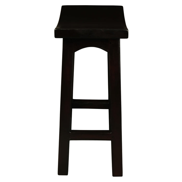 Tokyo Solid Mahogany Timber Kitchen Counter Stool