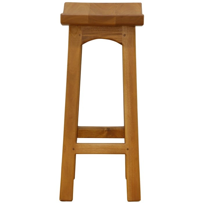 Tokyo Solid Mahogany Timber Kitchen Counter Stool