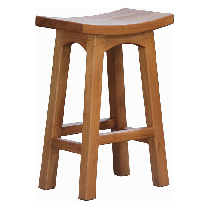 Tokyo Solid Mahogany Timber Kitchen Counter Stool