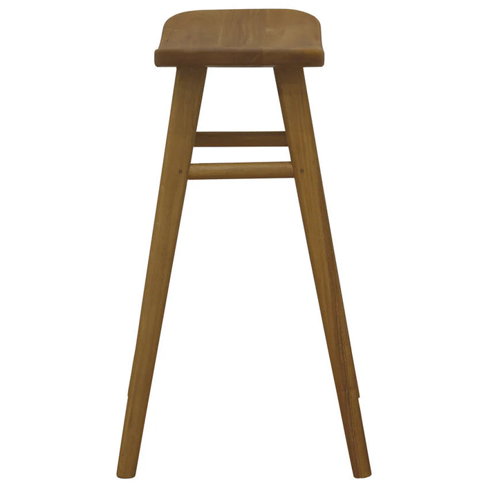 Avana Natural Solid Mindi Timber Counter Stool