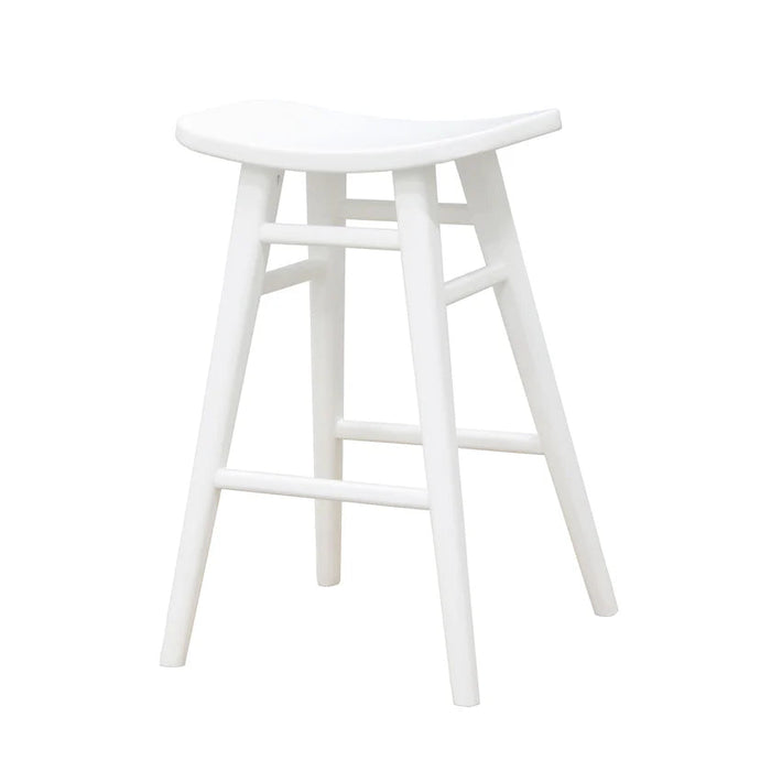 Avana Natural Solid Mindi Timber Counter Stool