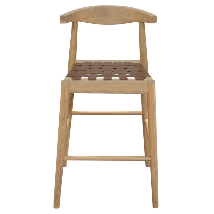Elliot Genuine Leather Barstool - KD