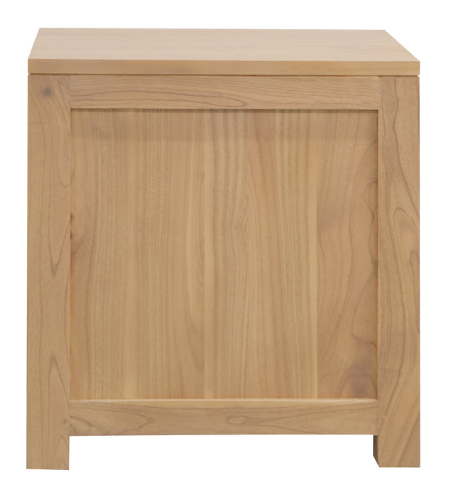 Amsterdam 2 Drawer Bedside Table (Natural)