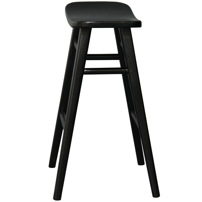 Avana Natural Solid Mindi Timber Counter Stool