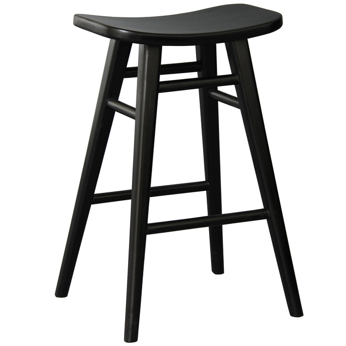 Avana Natural Solid Mindi Timber Counter Stool
