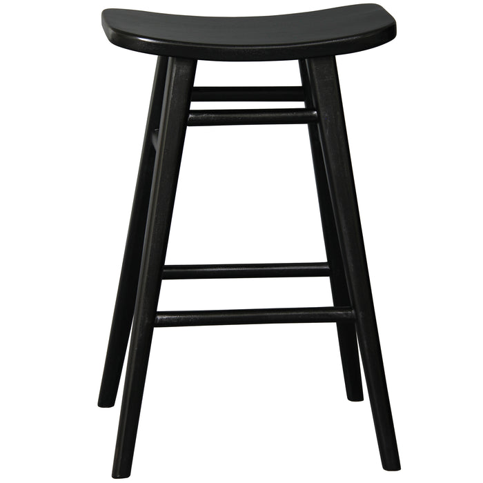 Avana Natural Solid Mindi Timber Counter Stool