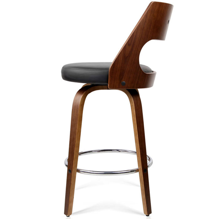 Black Oslo Modern Barstool