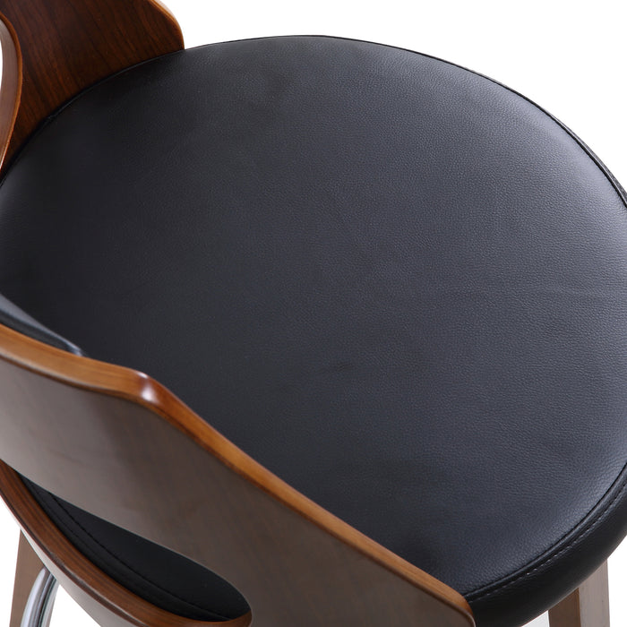 Black Oslo Modern Barstool