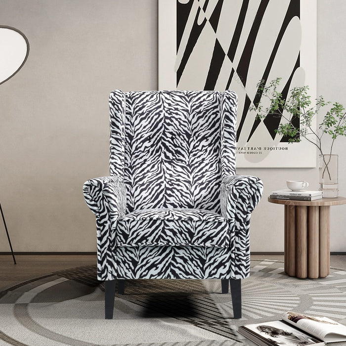 Zobel Velvet Accent Chair