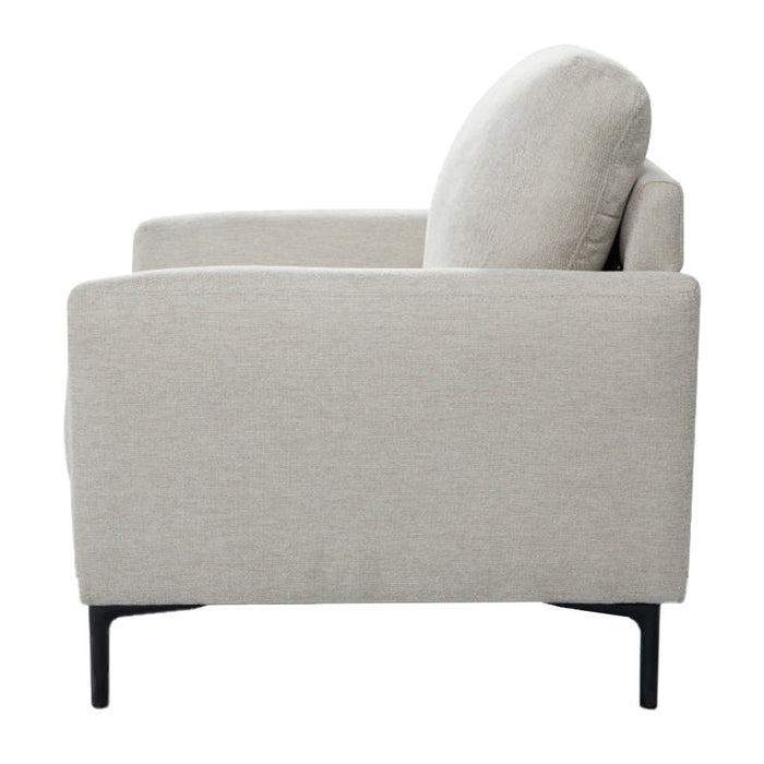 Luca Upholstered Armchair - Beige