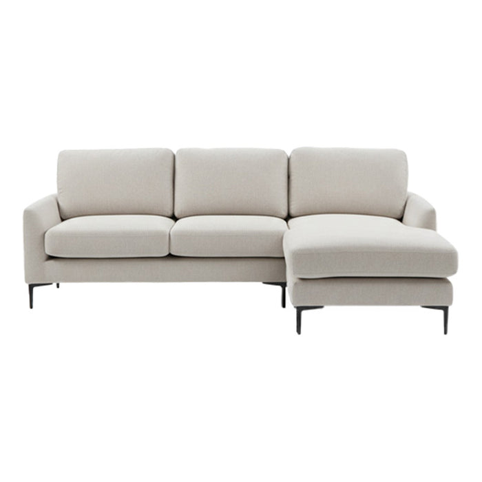 Luca 3 Seater Upholstered Sofa with Reversible Chaise