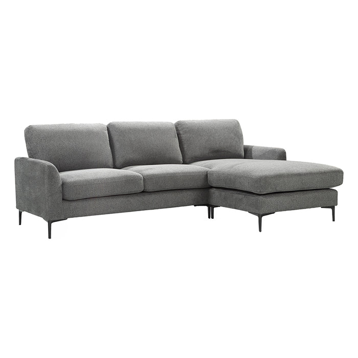 Luca 3 Seater Upholstered Sofa with Reversible Chaise