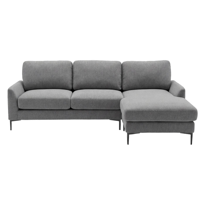 Luca 3 Seater Upholstered Sofa with Reversible Chaise