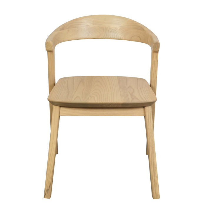 Fynn Solid Oak Dining Chair - Set of 2