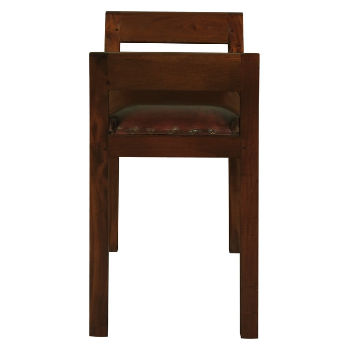 Boston Small Leather Bench