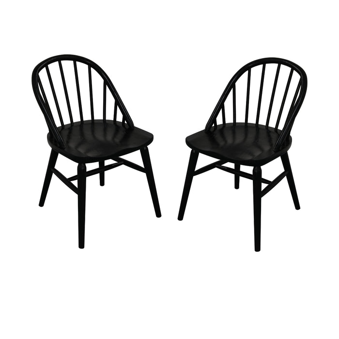 Vera Oak Solid Oak Dining Chair - Set of 2