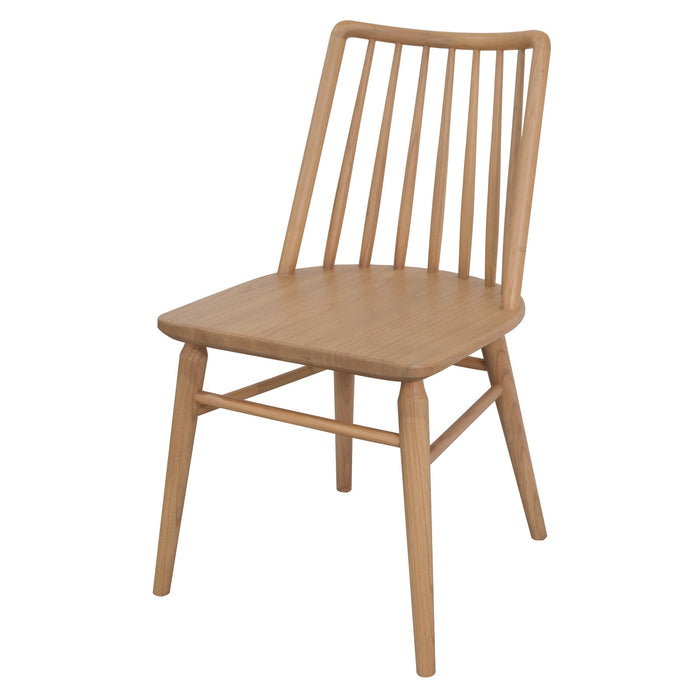 Riviera Solid Oak Dining Chair - Set of 2