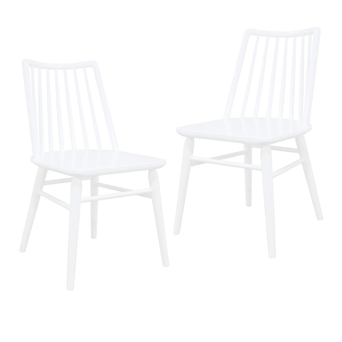 Riviera Solid Oak Dining Chair - Set of 2