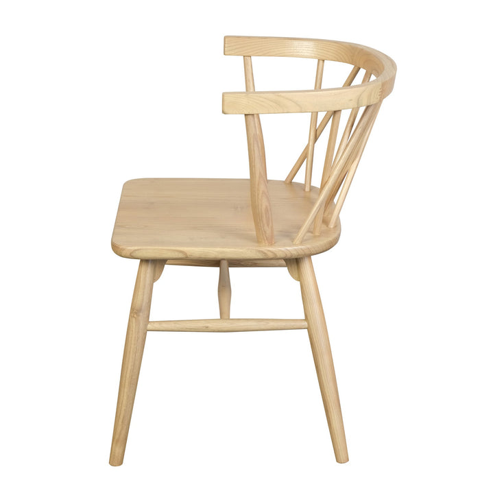 Sierra Cross Back Oak Chair - Set of 2