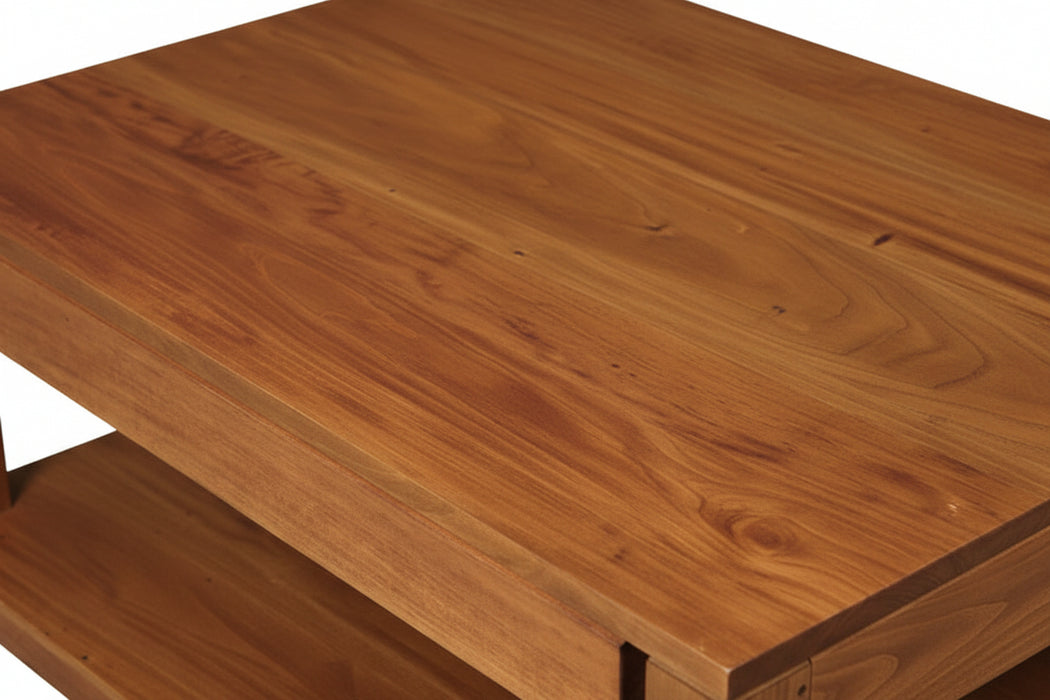 Holland 2 Drawer Coffee Table - Light Pecan