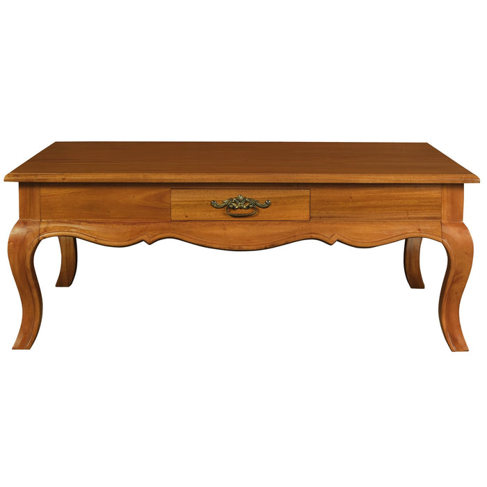 French Provincial 2 Drawer Coffee Table