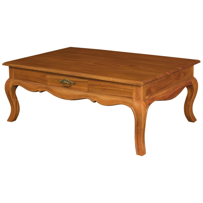 French Provincial 2 Drawer Coffee Table