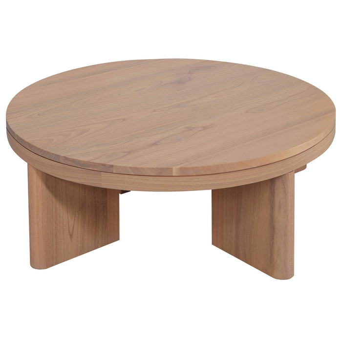 Apollo Solid Mindi Timber Round Coffee Table