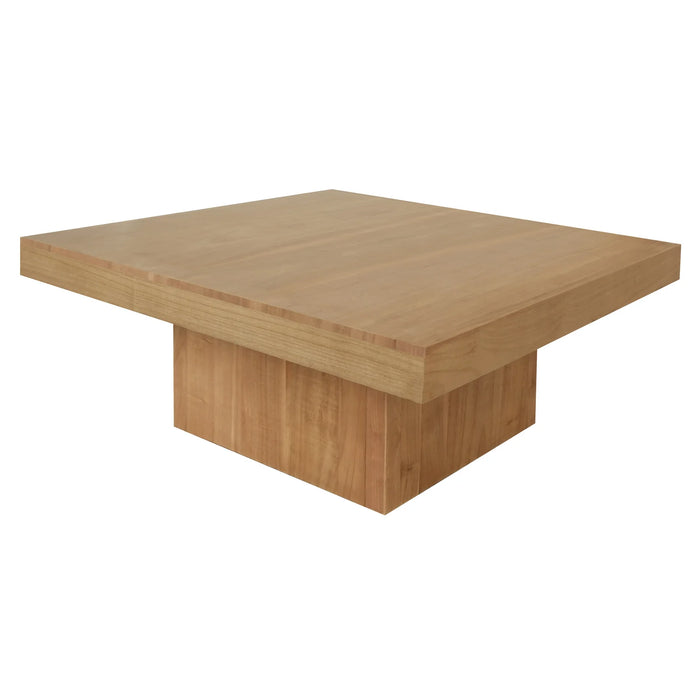 Hudson Solid Mindi Square Coffee Table - Natural