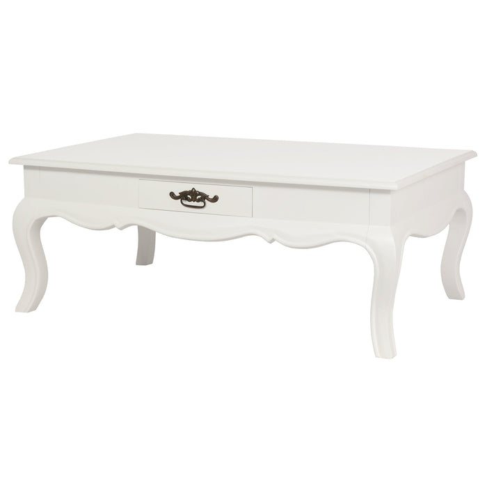 French Provincial 2 Drawer Coffee Table