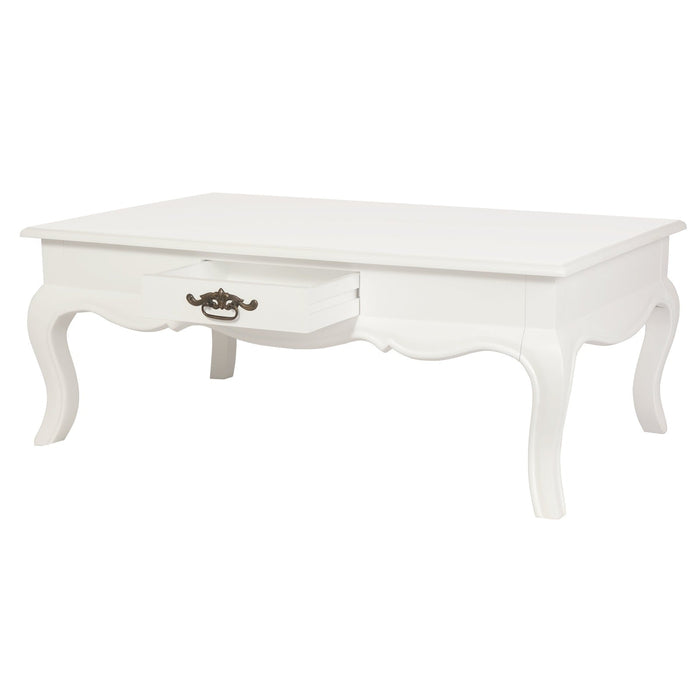 French Provincial 2 Drawer Coffee Table