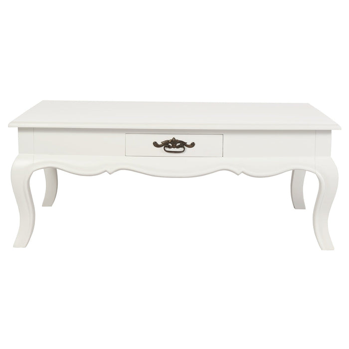 French Provincial 2 Drawer Coffee Table