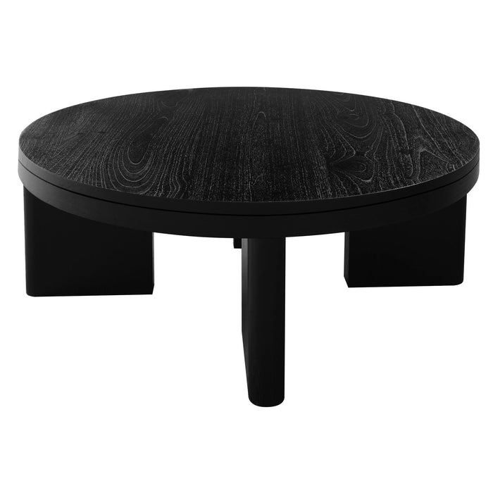 Apollo Solid Mindi Timber Round Coffee Table
