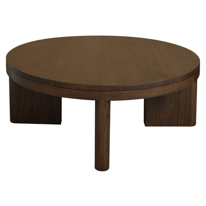 Apollo Solid Mindi Timber Round Coffee Table