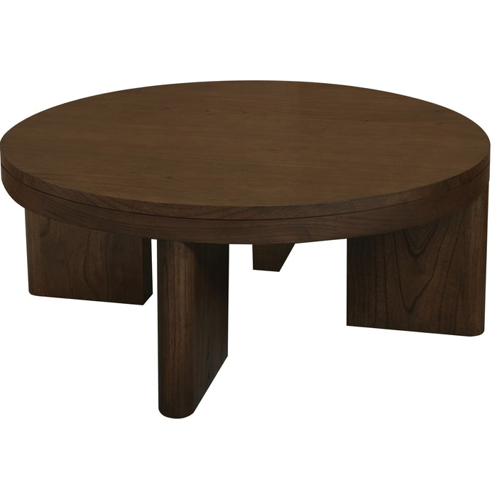 Apollo Solid Mindi Timber Round Coffee Table