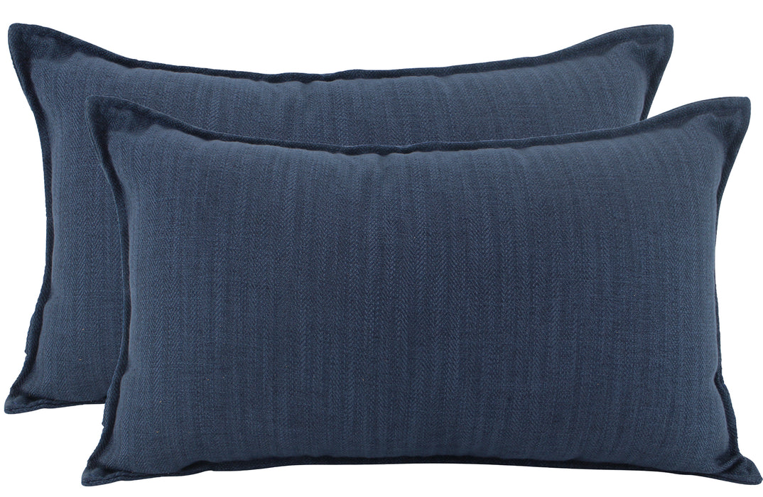 Linen Navy Cushion