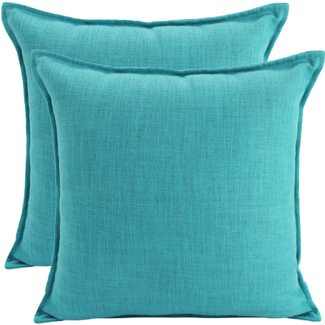 Linen Turquoise Cushion