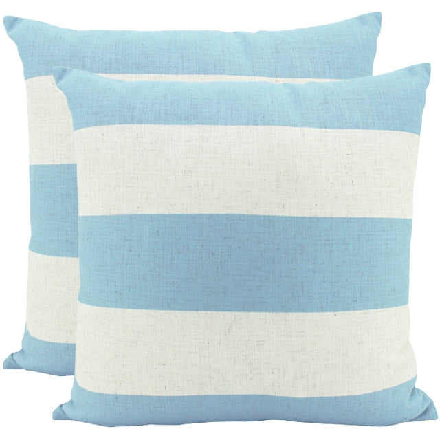 Stripe Sky Linen Cushion