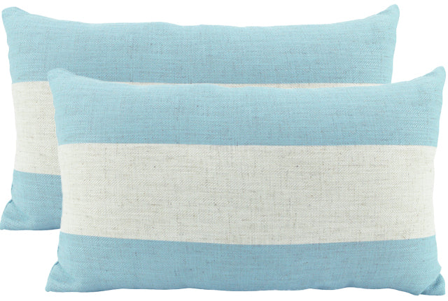 Stripe Sky Linen Cushion